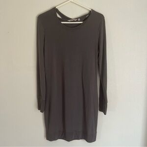 Athleta Silver Bells Back Cutout Beyond Soft Nirvana Go-to Dress Size Small